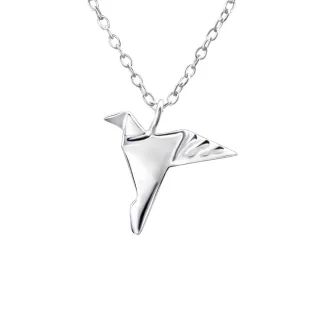 Vogel Halskette aus 925 Silber