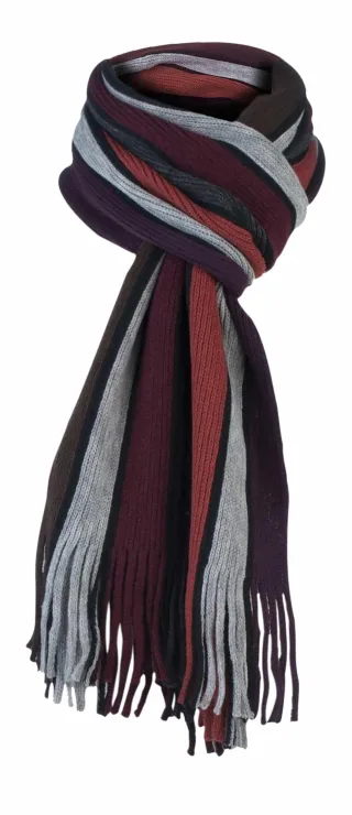 Herren italienisch inspiriert warm gestrickt gestreiften Winterschal Einheitsgröße