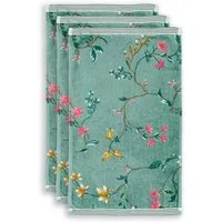 PiP Studio Gästehandtücher Pip Studio, 3er-Set Gästehandtuch, Les Fleurs, 30x50, (Gästehandtücher, 3-St)