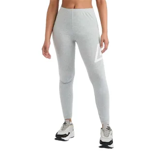 Umbro - Leggings für Damen (Grau meliert/Weiß)