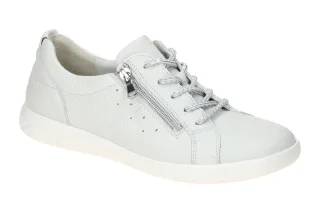 Waldl?ufer 947001 Damen Halbschuhe Wei?/Silber bequem mit Extra Weite H