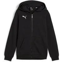 PUMA Kapuzensweatjacke TEAMGOAL CASUALS HOODED JACKET JR mit Kapuze, für Fußball, mit Reißverschluss, Regular Fit
