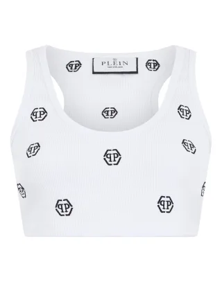 Ribbed Mini Tank Top Monogram Monogram