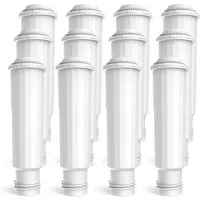 Comedes Wasserfilter Comedes 12er Set kompatibel Krups, Melitta und Nivona Kaffeeautomaten, Zubehör für ähnlich wie Krups Claris F-088, Nivona NIRF 700, Jura 7525, Melitta Pro Aqua, ähnlich wie Krups Claris, Jura 7525, Melitta