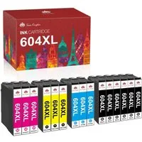 Toner Kingdom für Epson 604 XL druckerpatronen multipack Tintenpatrone (für Epson WorkForce WF-2910DWF WF-2930DWF WF-2935DWF WF-2950DWF, XP-2200 XP-2205 XP-3200 XP-3205 XP-4200 XP-4205)