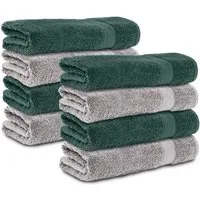 Komfortec Handtuch Set 50x100 cm aus 100 % Baumwolle, Frottee (Packung, 8-St), Handtücher Set, Weich, Towel