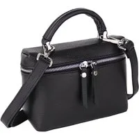 MIRROSI Henkeltasche Damen kleine Tasche aus Echtleder Schultertasche 20x15x8 cm, mit passendem Schulterriemen für vielseitigen Einsatz