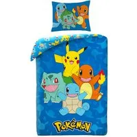 POKÉMON Bettwäsche Pokémon Pikachu Mikrofaser Bettwäsche Set 135/140x200 60x70 cm, 2 teilig