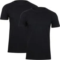 Paolo Renzo T-Shirt (2-tlg) Rundhals Basic T-Shirt O-Neck 2,4 oder 8 Stück - Shirt mit Rundhalsausschnitt aus 100% Baumwolle - Weiß oder Schwarz