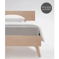 fleuresse Spannbettlaken Comfort, Jersey-Elasthan, Gummizug: rundum, (1 Stück), langlebig & bügelfrei,Perfekte Passform durch POWER-STRETCH