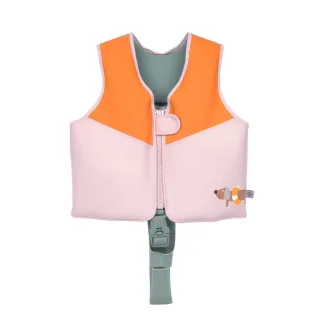 Lässig Schwimmlernweste, rosa-orange Größe 98-116