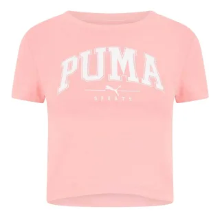 Puma - "Squad" T-Shirt für Damen, kurz geschnitten (Pink)