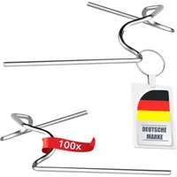 ECENCE Gewächshaus 100x Gewächshaus-Klammern Befestigungsklammern