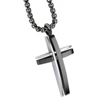 Firetti Kette mit Anhänger Schmuck Geschenk Kreuz