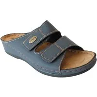 INBLU Klettverschluss Pantolette Hausschuh