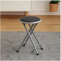 HTI-Living Hocker Praktischer Klapphocker Metallgestell (Stück, 1 Hocker), Küchenstuhl Kunstleder