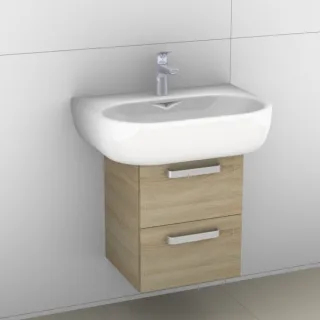 Artiqua 413 Waschtischunterschrank für 4U 223460 Castello Eiche quer NB, 413-WU2L-K17-7134-426 413-WU2L-K17-7134-426