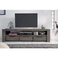 Sitheim-Europe Lowboard Woodridge Massives TV-Board 170cm Mangoholz Low-board mit 3 Schubladen