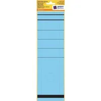 Avery Zweckform Etiketten 10x Ordner-Etiketten A4 Breit Lang Blau, A4 Ordnerrücken Rückenschilder Ordner-Aufkleber