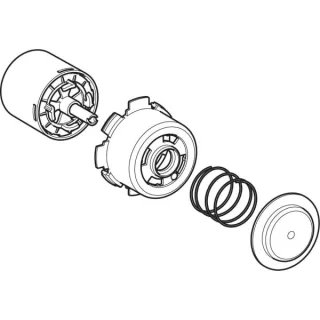 Geberit Faltenbalg d 50 zu pneumatischem Drücker 240794001