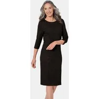 GOLDNER Abendkleid Kurzgröße: Festliches Kleid mit Goldglanz