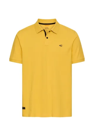 camel active - Poloshirt mit Druckknöpfen sun yellow - Gr. - XL