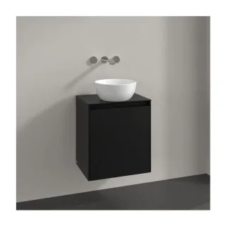 Villeroy und Boch Collaro Waschtischunterschrank C14900VL 50x54,8x38cm, Waschtisch mittig, volcano black