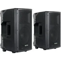 Pronomic E-210 MA - Aktive PA-Box Lautsprecher (Bluetooth, 100 W, USB/SD/MP3-Player - 2-Wege mit 10" Woofer und 1" Kompressions-Treiber)