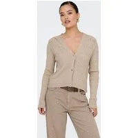 ONLY Strickjacke ONLKATIA LS CABLE V-NECK CARDIGAN CC KNT