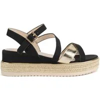 Jenny Jenny Frauen-Espadrilles Schwarz LB-P1092-YLD Espadrille