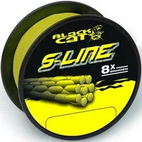 Black Cat Angelschnur Black Cat S-Line 0,38mm 40kg - 250m Wallerschnur, (250-St)