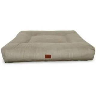 Petliving orthopädisches Hundebett Mara XXL aus Cord 120 x 100 cm beige