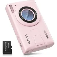 FANNOU Kompaktkamera (48 MP, Elektronischer Bildstabilisator, 18X Digitalzoom Fotokamera)