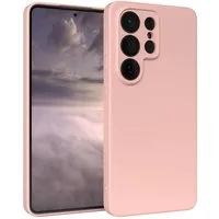 EAZY CASE Handyhülle TPU Hülle für Samsung Galaxy S26 Ultra 6,9 Zoll, Hülle mit Kameraschutz Bumper Case Silikonschutzhülle Rosa / Altrosa