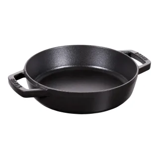 Staub Pans Bratpfanne mit 2 Griffen 20 cm, rund, Schwarz, Gusseisen