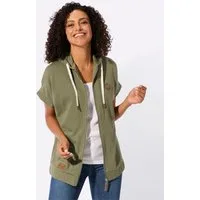 Witt Shirtjacke Sweatjacke Kurzarm