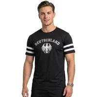 coole-fun-t-shirts Print-Shirt Deutschland T-Shirt WM 2026 Fan-Shirt Adler Fußball Weltmeister Deutschland T-Shirt Herren Weiss + Schwarz