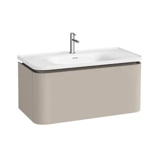 VitrA Glora Set Möbelwaschtisch + Waschtischunterschrank Taupe Matt,80375 80375