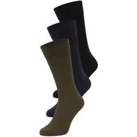 HUGO Businesssocken 3P RS UNI CC (Packung, 3-Paar, 3er Pack) mit kontrastfarbenen HUGO Logo-Schriftzug