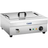Royal Catering Fritteuse RCBG-18STHB, 3200 W, 18 l Fettbackgerät 3200 W 60 - 200 °C Frittiergerät Ablasshahn 230 V