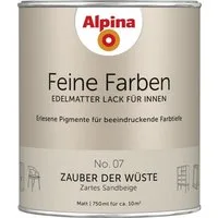 Alpina Wandfarbe Alpina Feine Farben Lack No. 07 Zauber der Wüste -