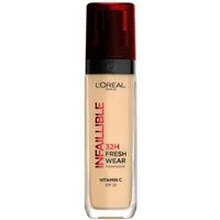 L'ORÉAL PARIS Foundation INFAILLIBLE 32H FRESH WEAR MAKE-UP FOUNDATION, wirkt bis zu 32 Stunden lang wie frisch aufgetragen