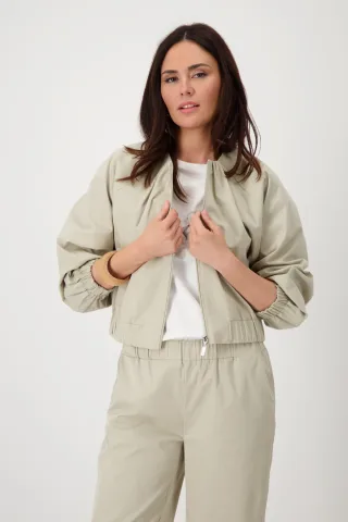 monari - Blouson aus Baumwolle bamboo - Gr. - 40