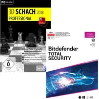 Bitdefender Total Security 10 Geräte / 18 Monate + 3D Schach Pro 2018