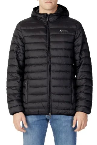 Aquascutum London Logo Schwarz Active Hoodie Jacke