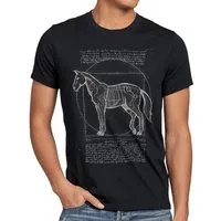 style3 T-Shirt Vitruvianisches Pferd stute hengst pony reiten reiterhof fohlen esel