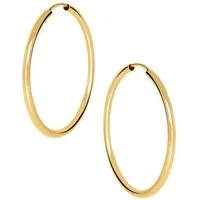 My Gold Paar Creolen Damen Ohrringe Gold 333 (8 Karat) - Ø 30mm / 2mm - Paloma Blanca (Set, 2-tlg., inkl. Schmuckbox), Geschenke