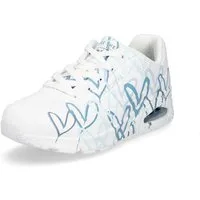 Skechers Skechers JGoldcrown Damen Sneaker UNO Spread The Love weiß blau Sneaker