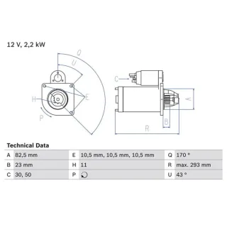 Bosch Starter  0986015420