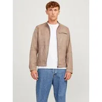 Jack & Jones Bikerjacke JJEDYLAN mit wasserabweisender Funktion unifarben, modisch, regular fit, Polyester